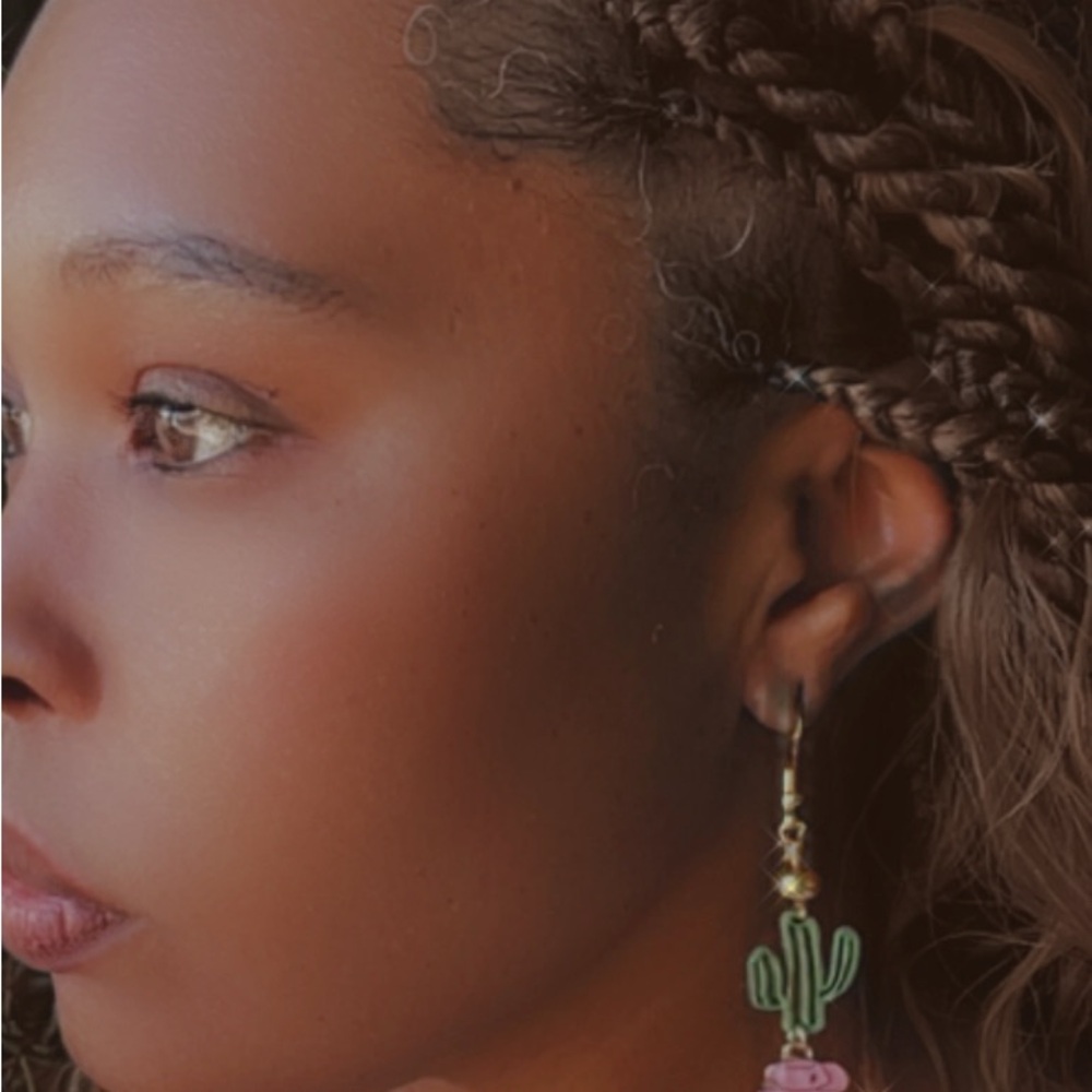 Cactus Dangle Earrings
